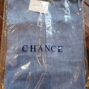 CHANCE classic linen blouse